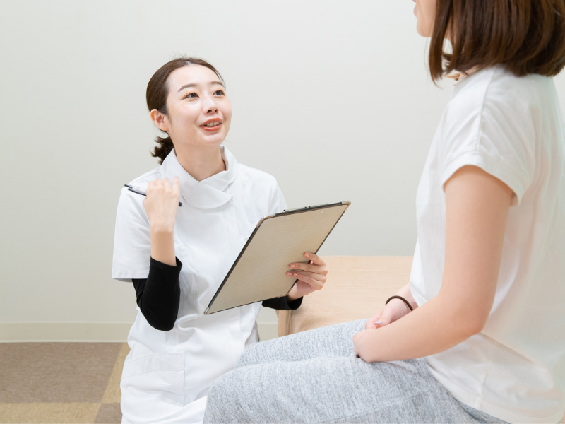 問診の様子